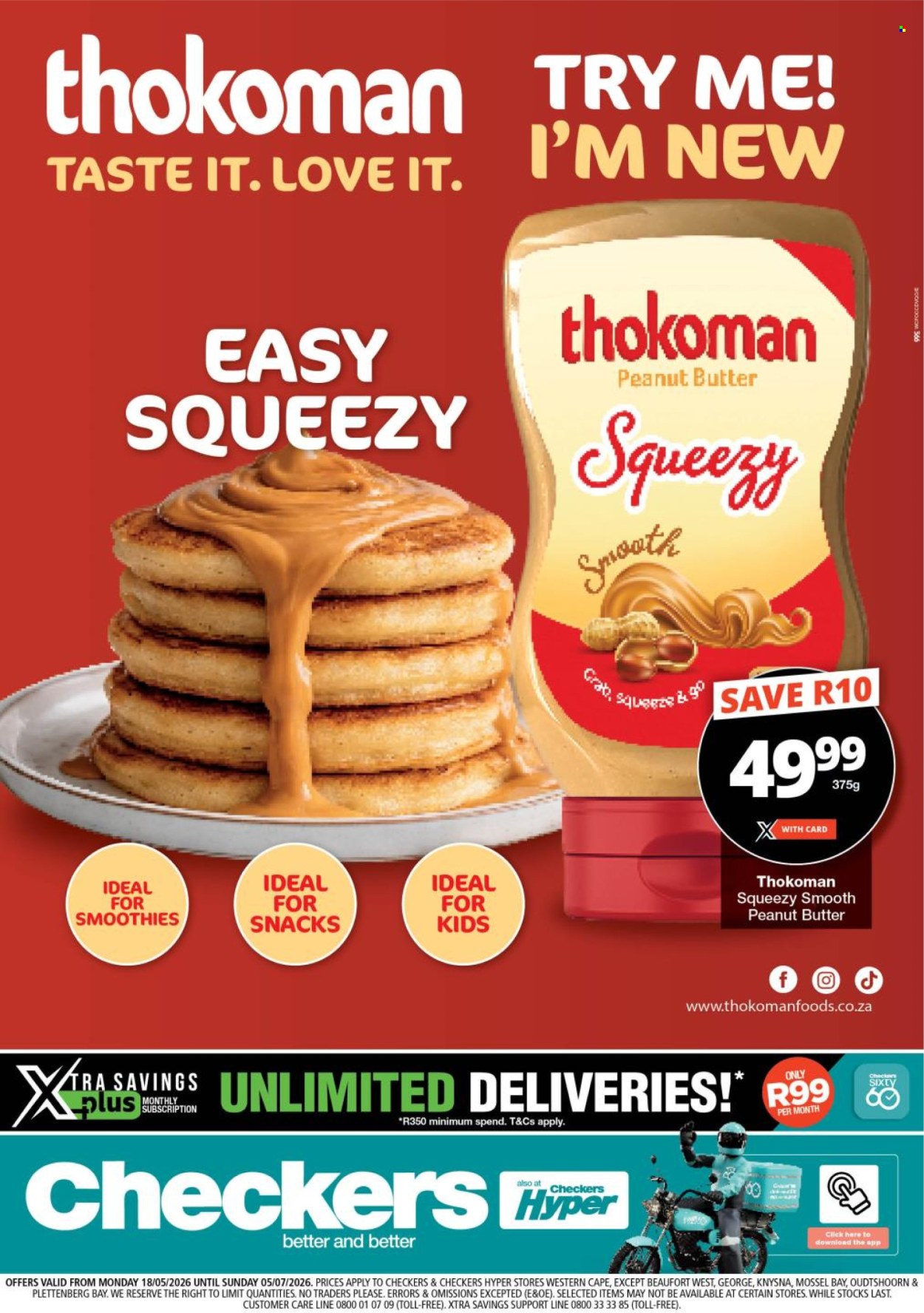 Checkers specials - 05.18.2026 - 07.05.2026. Page 1