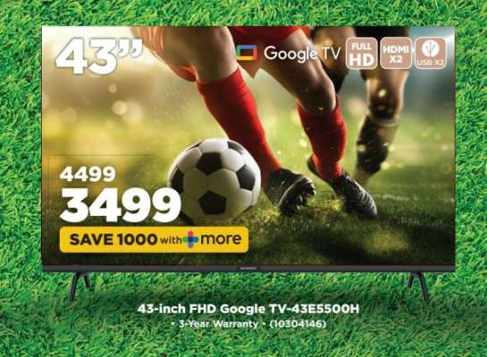 43-inch FHD Google TV-43E5500H
