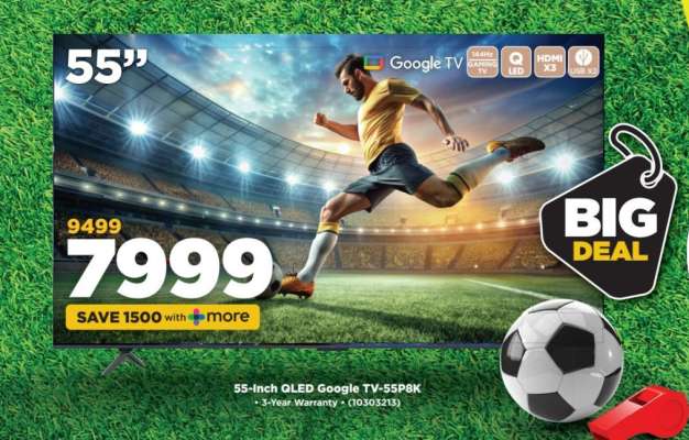 55-Inch QLED Google TV-55PBK