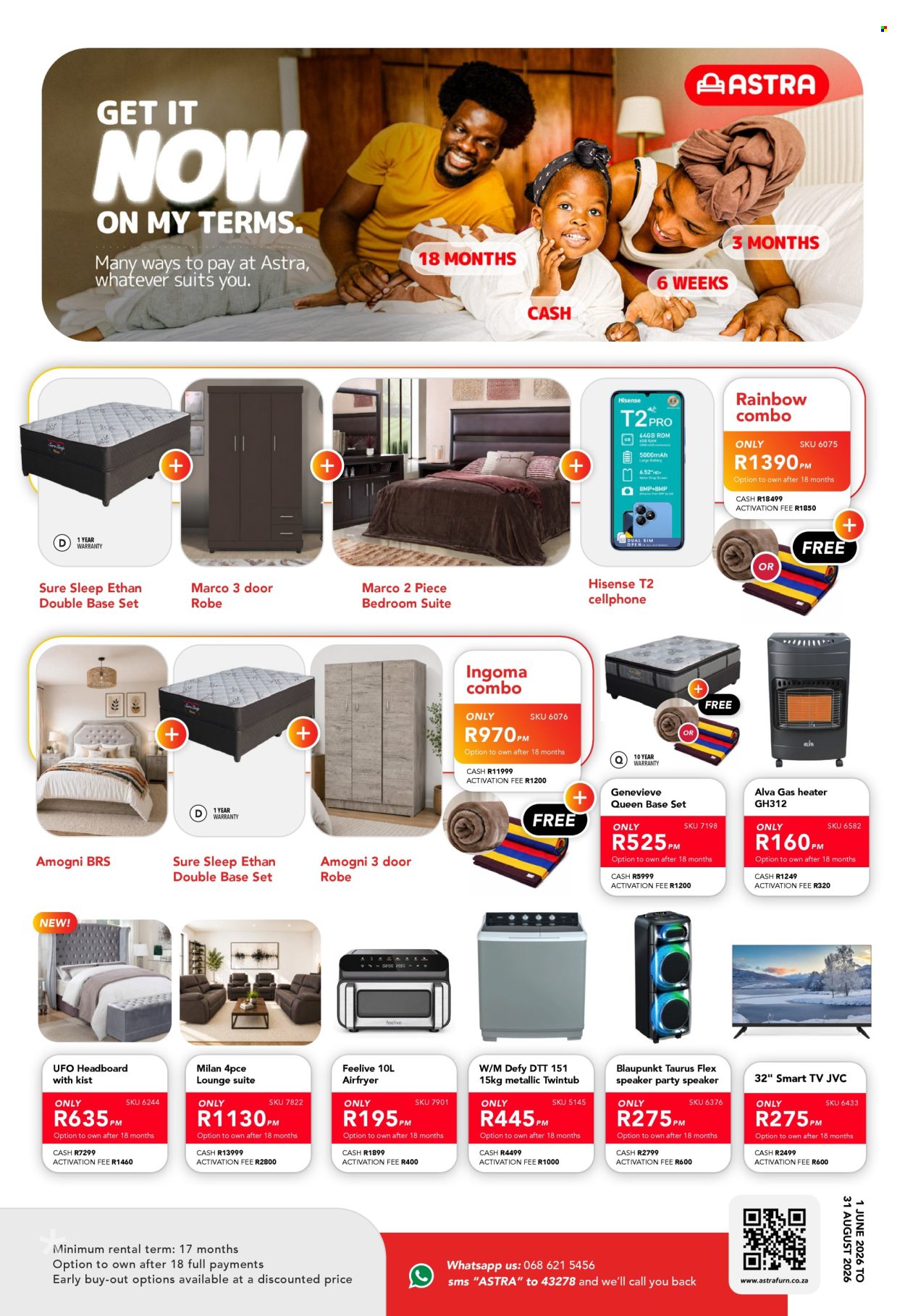 Astra Furnishers specials - 06.01.2026 - 08.31.2026. Page 1