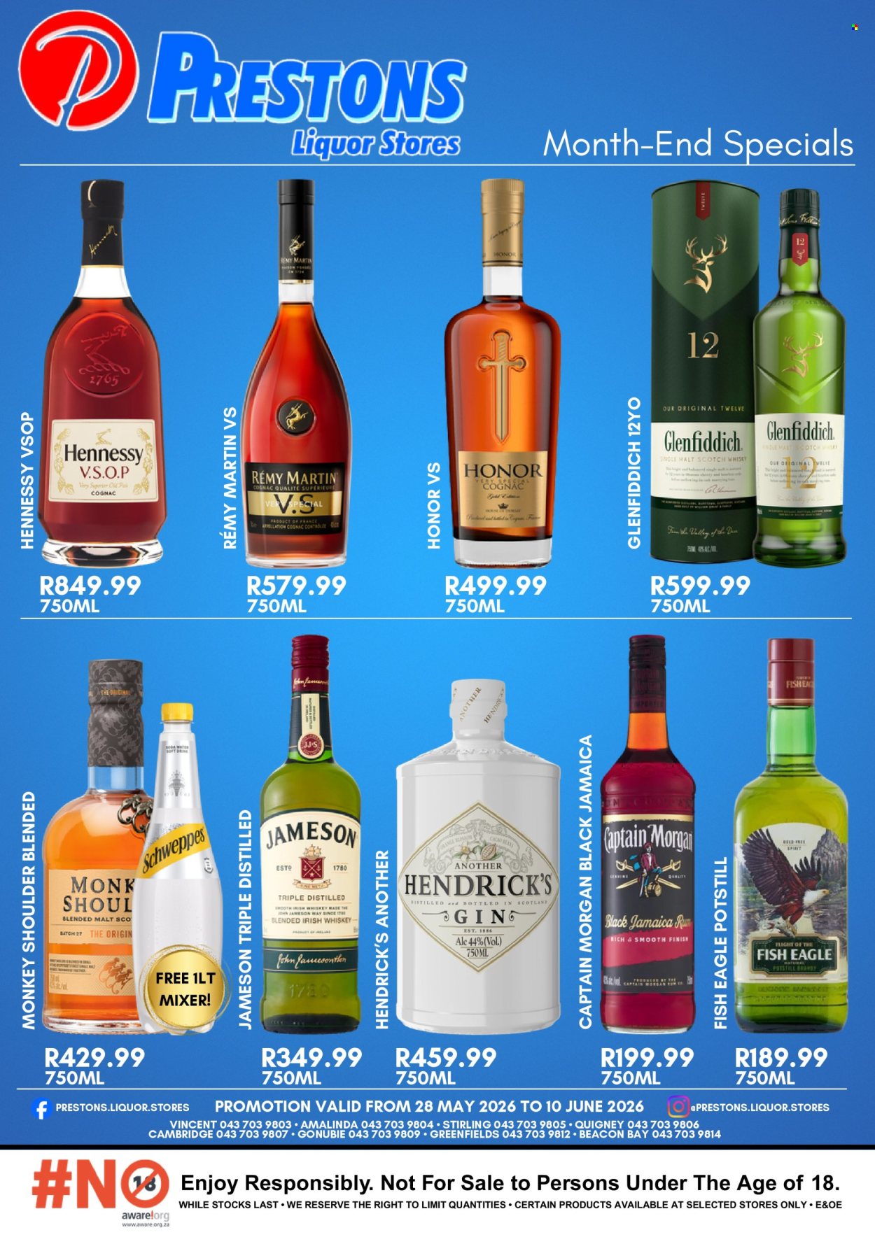 Prestons Liquor Stores specials - 05.28.2026 - 07.10.2026. Page 1