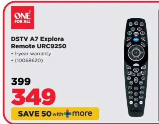 DSTV A7 Explora Remote URC9250
