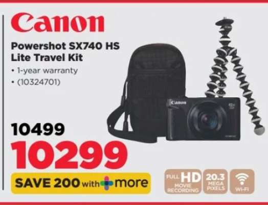 Canon Powershot SX740 HS Lite Travel Kit