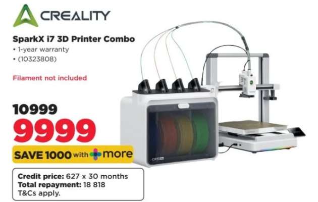 SparkX i7 3D Printer Combo