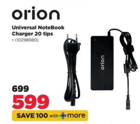 orion Universal NoteBook Charger 20 Tips