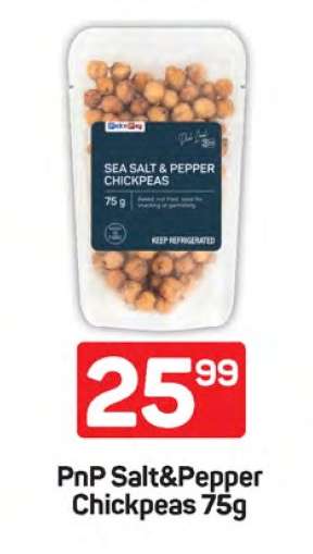 PnP Salt&Pepper Chickpeas 75g