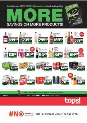 TOPS at SPAR - Specials