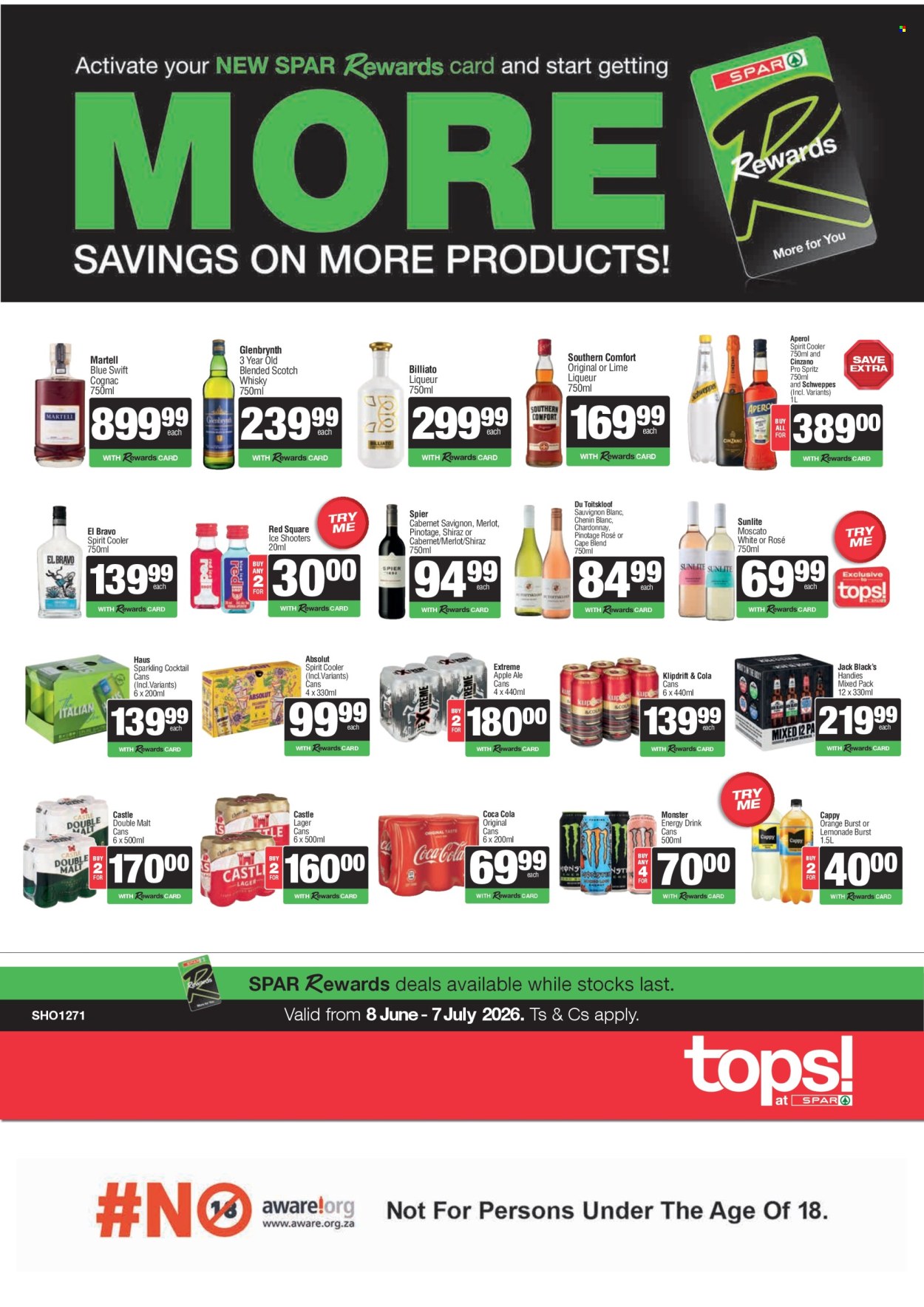 TOPS at SPAR specials - 06.08.2026 - 07.07.2026. Page 1