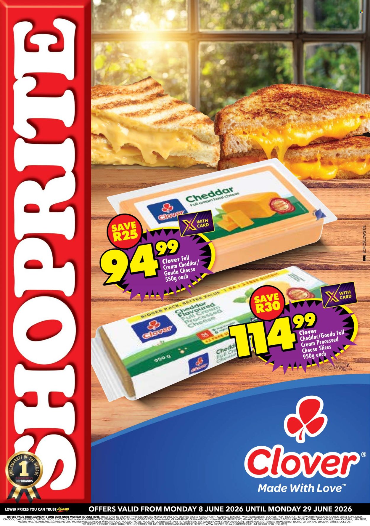 Shoprite specials - 06.08.2026 - 06.29.2026. Page 1