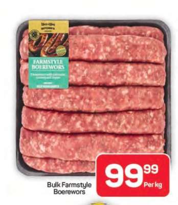 Bulk Farmstyle Boerewors