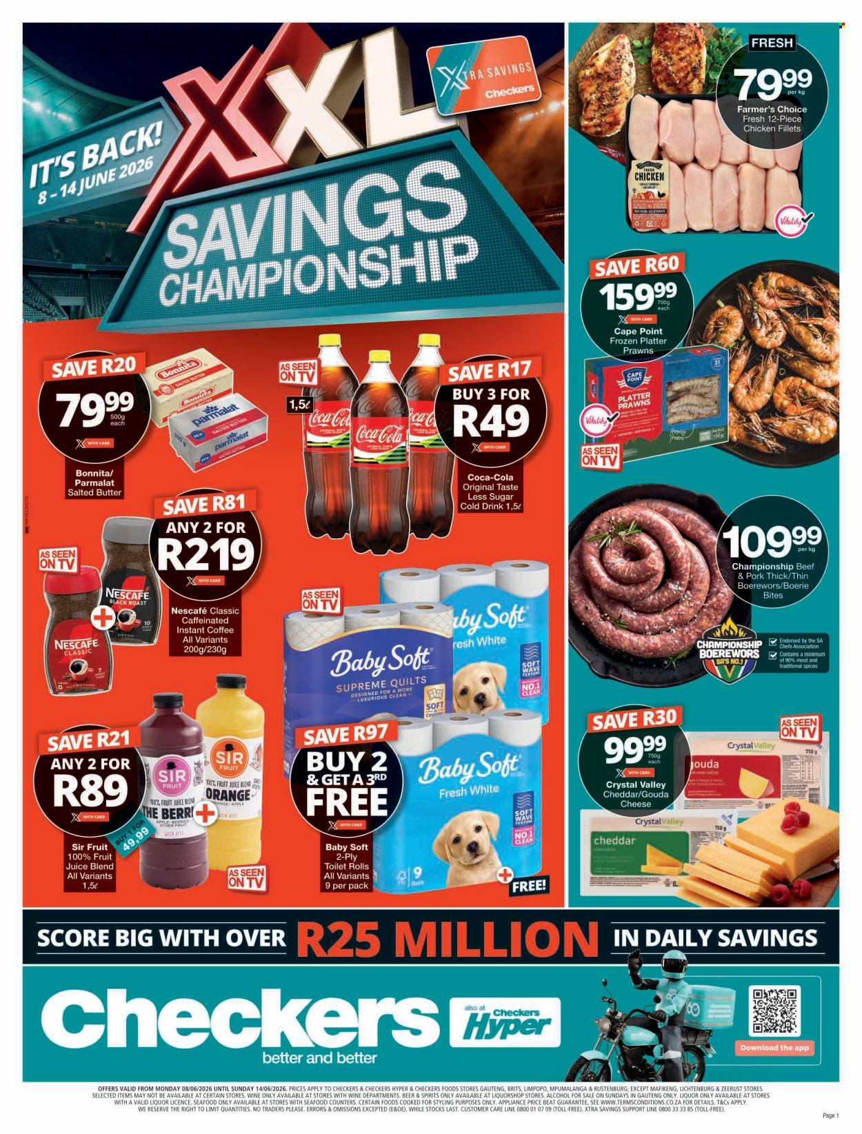 Checkers specials - 06.08.2026 - 06.14.2026. Page 1