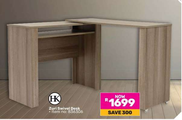 Zuri Swivel Desk