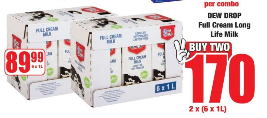 DEW DROP Full Cream Long Life Milk