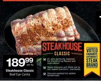 Steakhouse Classic Beef Eye-Canha