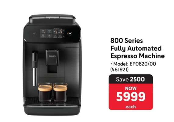 800 Series Fully Automated Espresso Machine