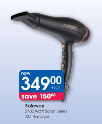 Safeway 2400 Watt Salon Series AC Hairdryer