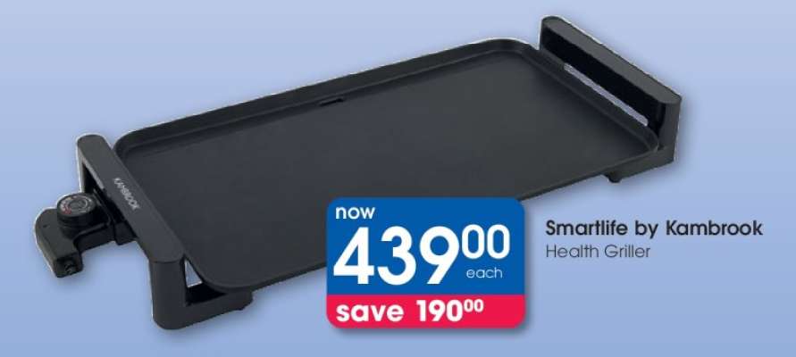 Smartlife by Kambrook Health Griller