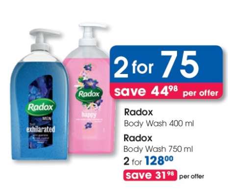 Radox Body Wash 750 ml