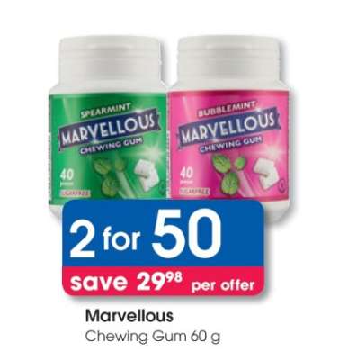 Marvellous Chewing Gum 60 g