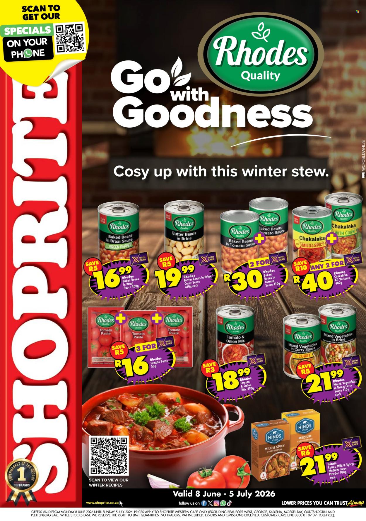 Shoprite specials - 06.08.2026 - 07.05.2026. Page 1