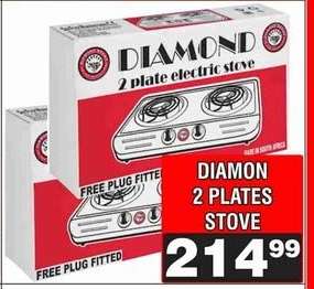 DIAMON 2 PLATES STOVE