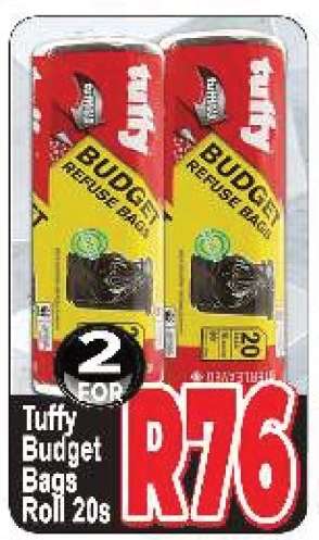Tuffy Budget Bags Roll 20s