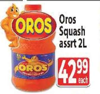 Oros Squash assrt 2L