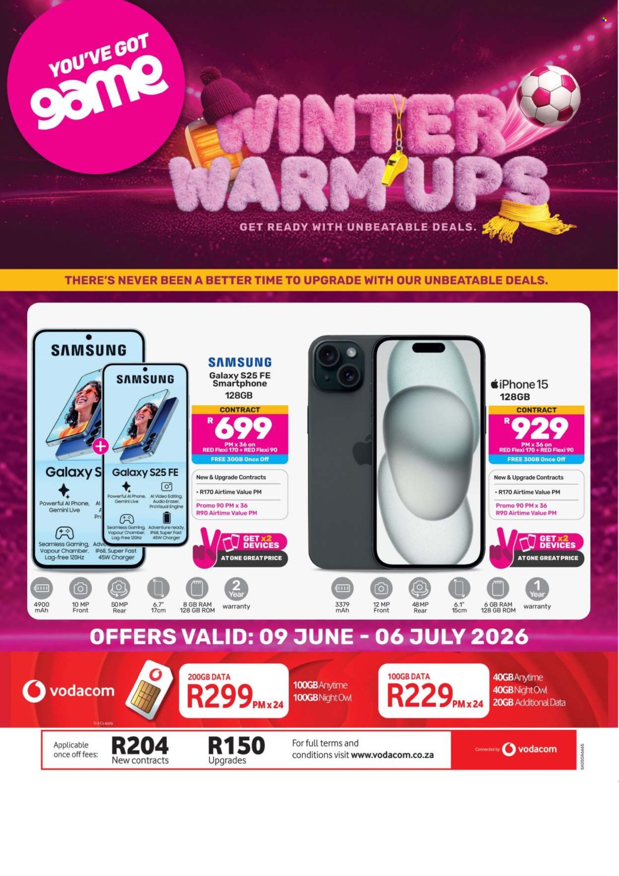 Game specials - 06.09.2026 - 07.06.2026. Page 1