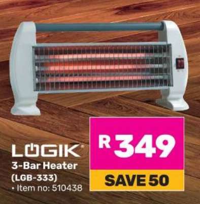 LÖGIK 3-Bar Heater (LGB-333)