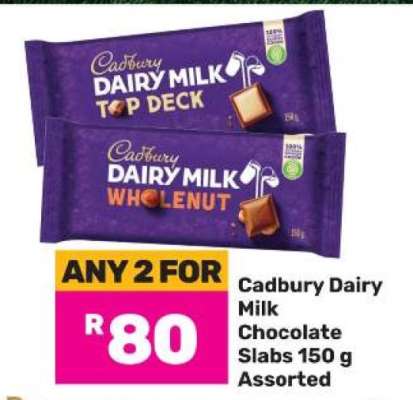 Cadbury Dairy Milk Chocolate Slabs