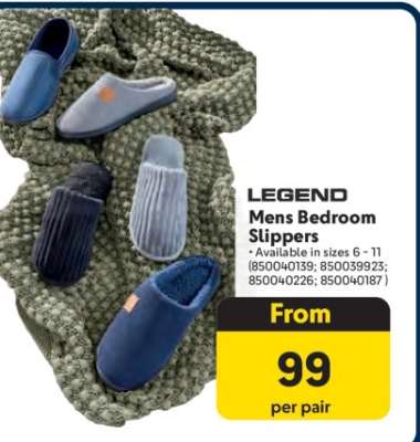 LEGEND Mens Bedroom Slippers