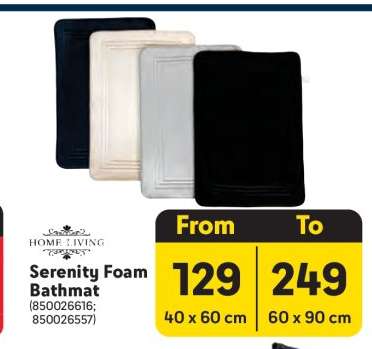Serenity Foam Bathmat