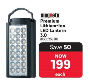Magneto Premium Lithium-Ion LED Lantern 3.0