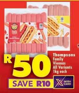 Thompsons Family Viennas All Variants 1kg each