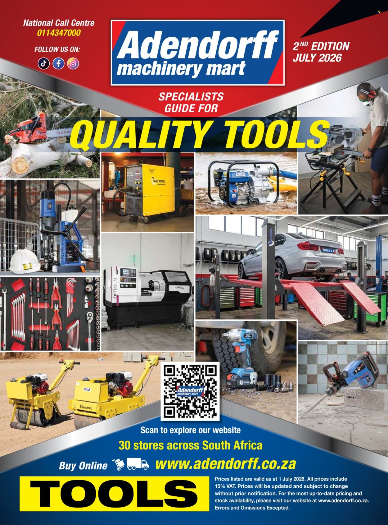 Adendorff Machinery Mart specials - 06.17.2026 - 07.02.2026. Page 1