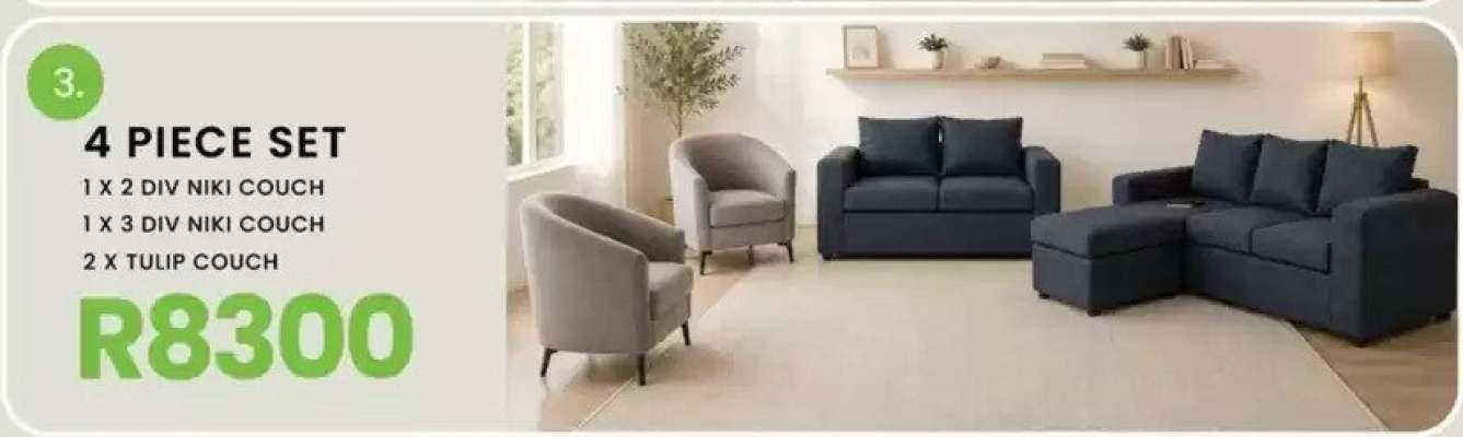 4 PIECE SET