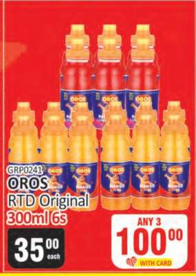 OROS RTD Original 300ml 6s