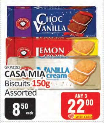 CASA MIA Biscuits Assorted