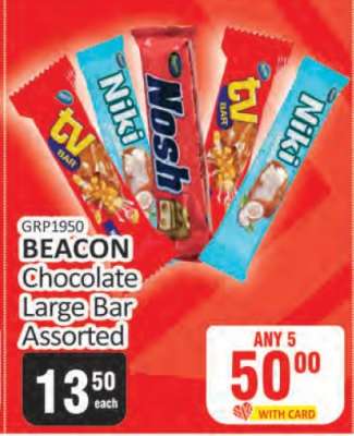BEACON Chocolate Large Bar Assorted
