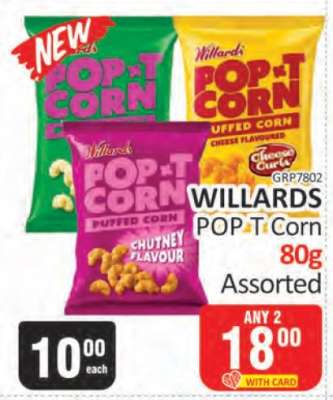 WILLARDS POP-T Corn