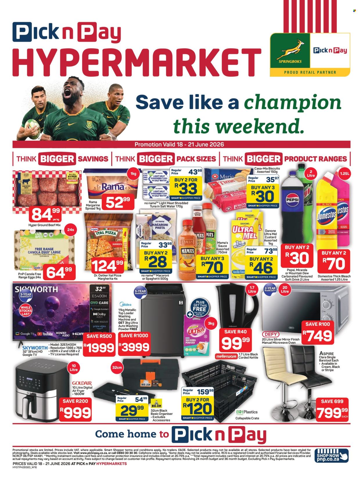 Pick n Pay Hypermarket specials - 06.18.2026 - 06.21.2026. Page 1