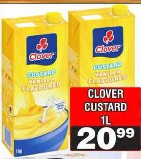 CLOVER CUSTARD 1L