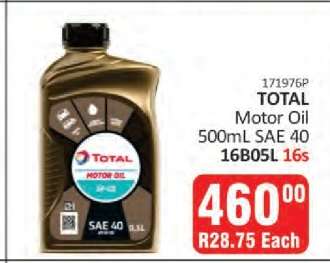 TOTAL Motor Oil