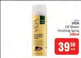 VIDA Oil Sheen Finishing Spray