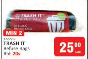 TRASH IT Refuse Bags