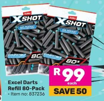 Excel Darts Refill 80-Pack