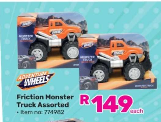 Friction Monster Truck Assorted