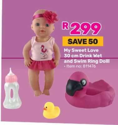 My Sweet Love 30 cm Drink Wet and Swim Ring Doll