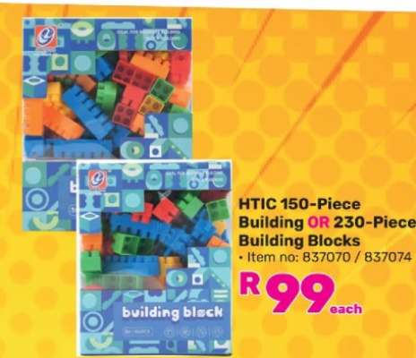 HTIC 150-Piece Building OR 230-Piece Building Blocks