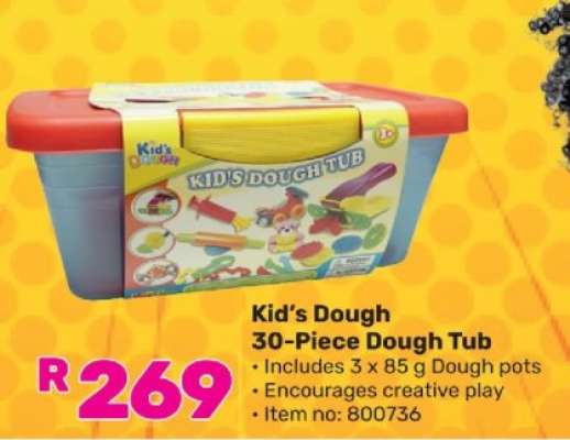 Kid's Dough 30-Piece Dough Tub